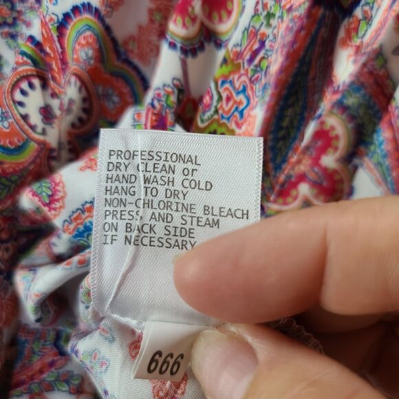 Ava Christine Womens Tank Top Multi-Color Size Small 100% Rayon Sleeveless - Picture 7 of 12